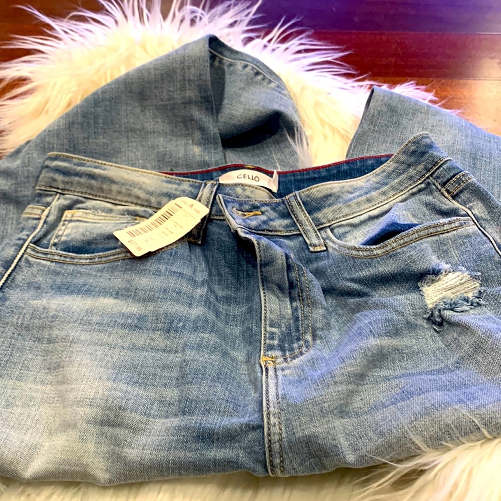 Size 11 no stretch juniors blue jeans